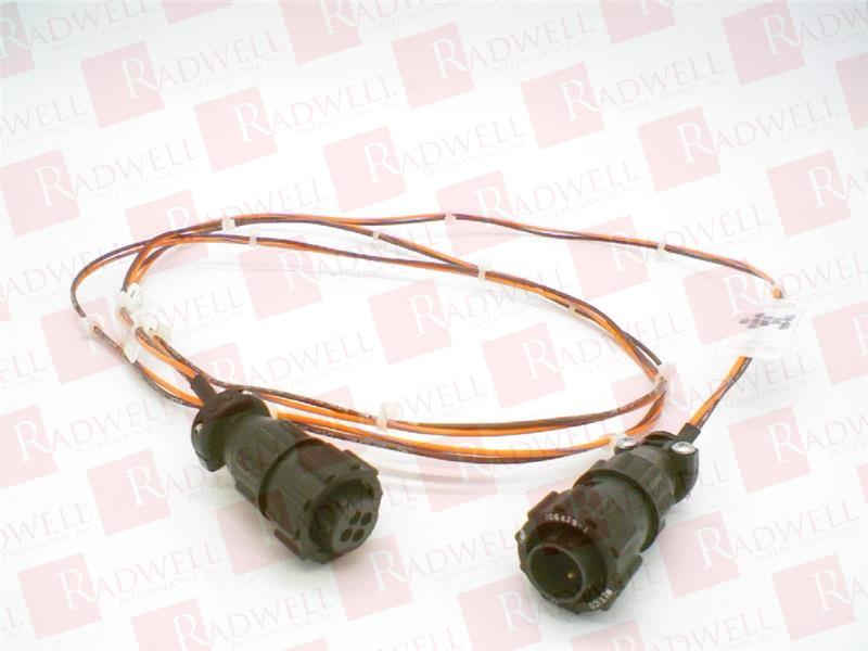 LAM RESEARCH , 853-491686-002 , 853491686002 , ORANGE/BLUE AND BROWN/BLUE CABLES WITH CIRCULAR CONNECTIONS