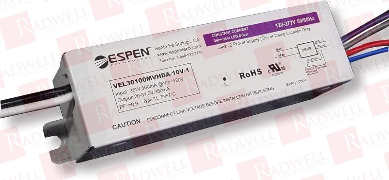 ESPEN TECHNOLOGY VEL30065MVHDA-10V-MD-AD-3CCT-1