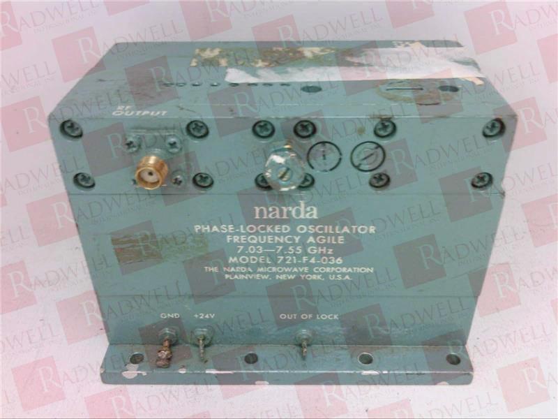 NARDA,721-F4-036, 721F4036, PHASED-LOCK OSCILLATOR