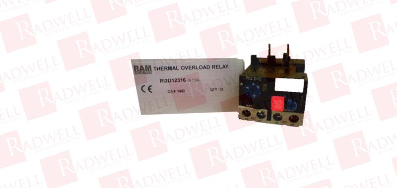  , RELAY, THERMAL OVERLOAD, 9-13AMP, 3POLE