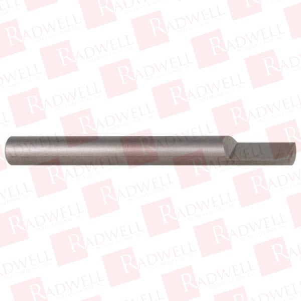 3/16 INCH DIAM SINGLE SQUARED END SOLID CARBIDE SPLIT-END BLANK 3 INCH OAL, 3/8 INCH SPLIT LENGTH