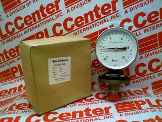 PRESSURE GAUGE SIZE 100MM BLACK/CHROME 10BAR MAX