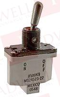 SWITCH, TOGGLE, SPST, 20A, 115V; SWITCH OPERATION:(ON)-OFF; CONTACT CONFIGURATION:SPST; ILLUMINATION:NON ILLUMINATED; PRODUCT RANGE:8500 SERIES; CONTACT CURRENT MAX:20A; SWITCH MOUNTING:-; C ...