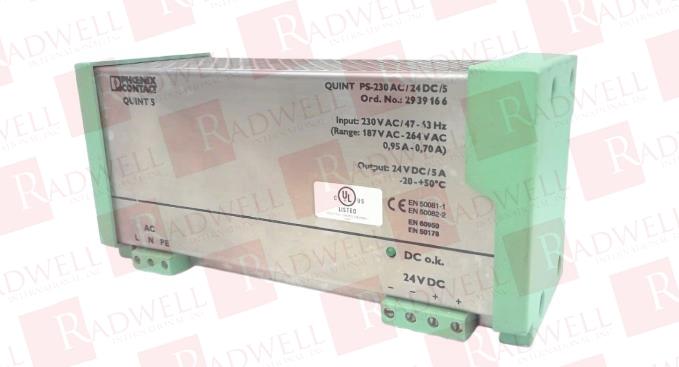 PHOENIX CONTACT QUINT-PS-230AC/24DC/5