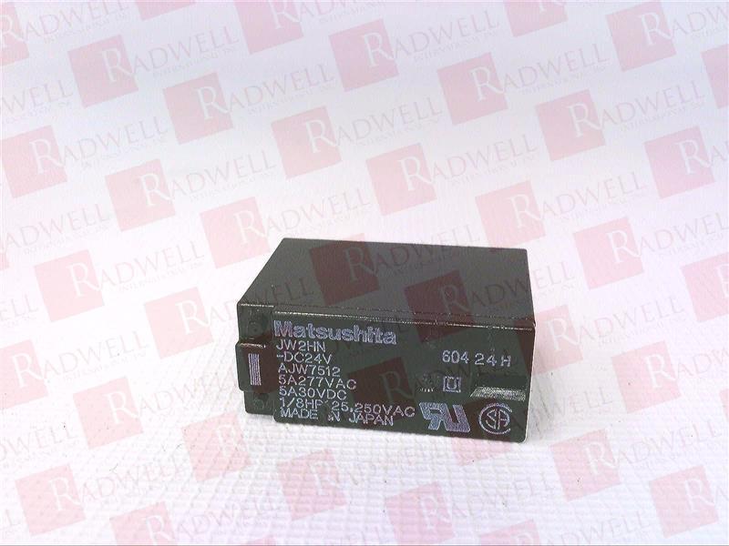 MATSUSHITA ELECTRIC JW2HN-DC24V