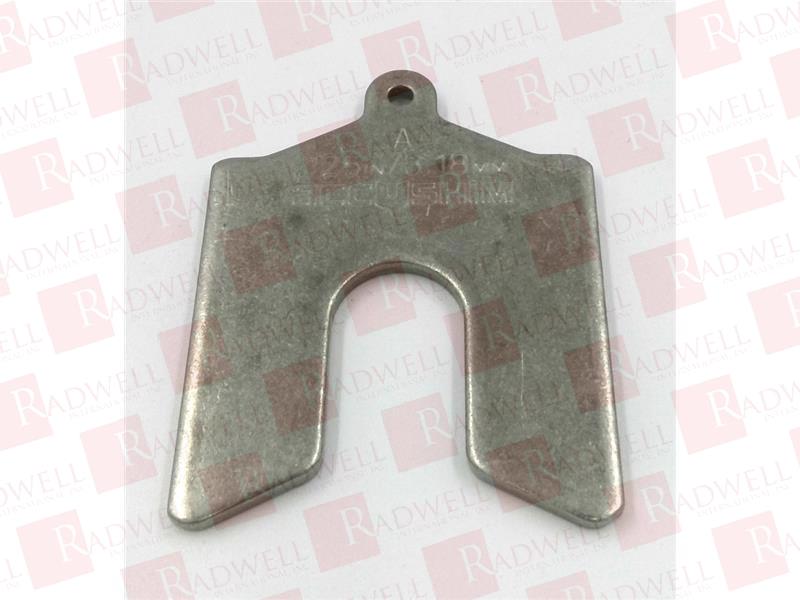SHIM, 5/8 INCH SLOT WIDTH, 1/4 TO 5/8 INCH BOLT SIZE, .125 THICKNESS