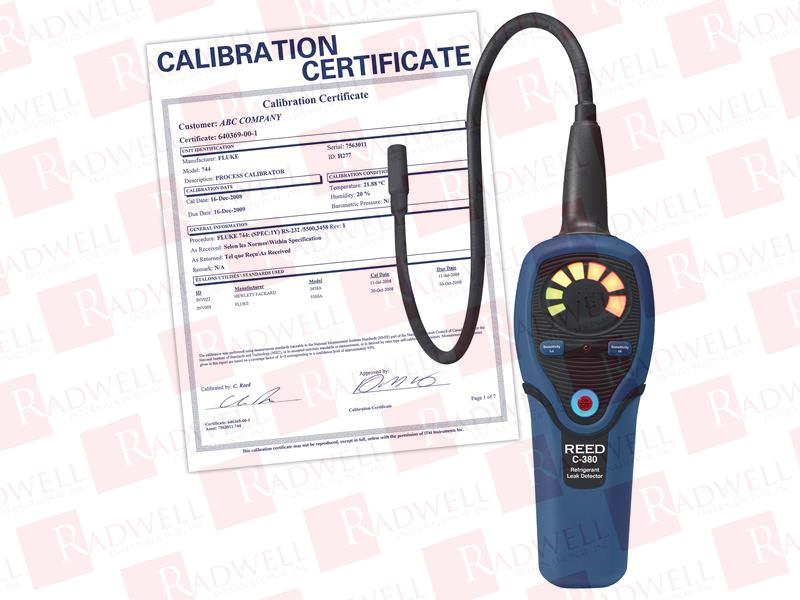 REED INSTRUMENTS C-380-NIST