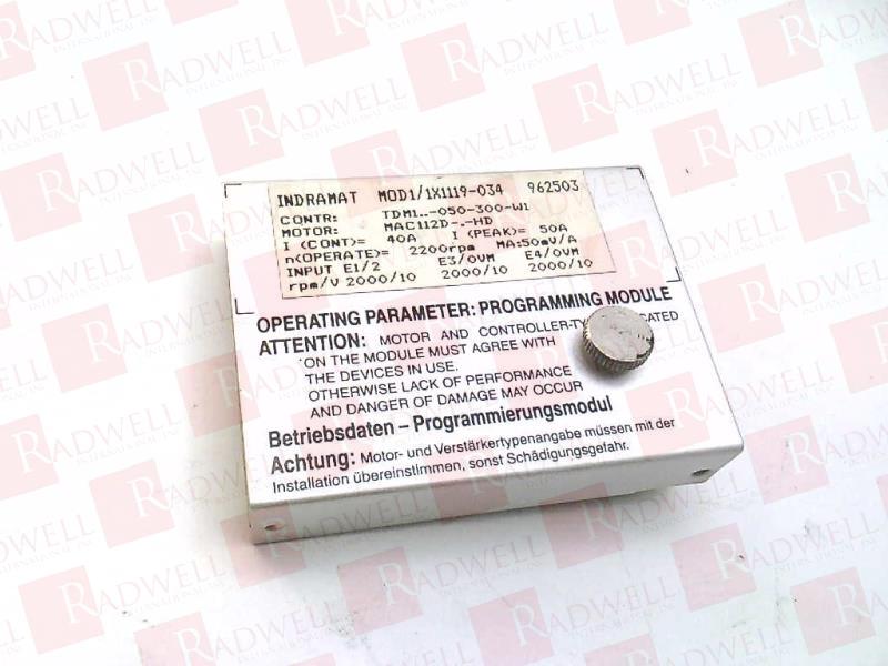 BOSCH MOD1/1X111-034