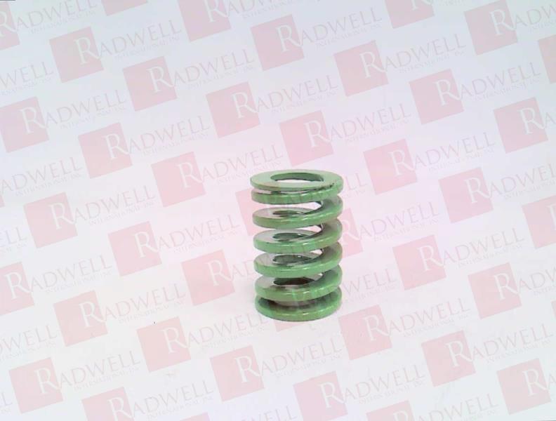 SPRING, 1-1/4 IN HOLE DIAM, 5/8 IN ROD DIAM, 1-3/4 IN FREE LENGTH, GREEN DIE SPRING