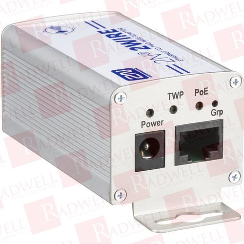 IP CONVERTER UNIT, ETHERNET TO TWO-WIRE, CONNECT IP DEVICE AT LOCATION W/ NO IP INFRASTRUCTURE, 720 FOOT REACH, 25-100 OHM, BLUE/GREEN LED