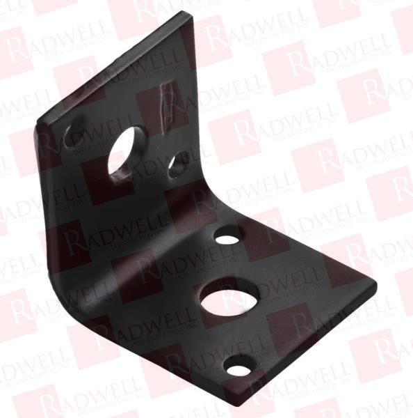 BRACKET, 1-5/8" (41MM), SQUARE CORNER BRACE, BLACK