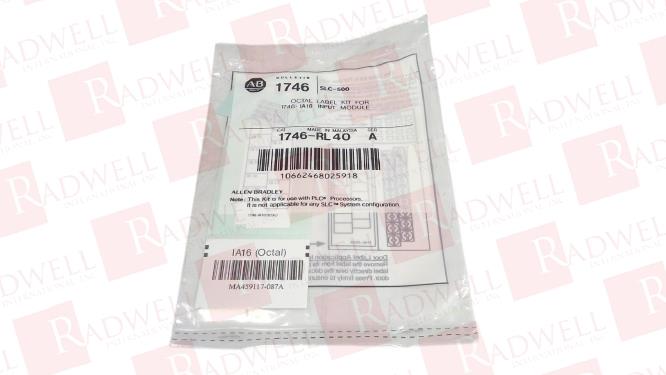 ALLEN BRADLEY 1746-RL40
