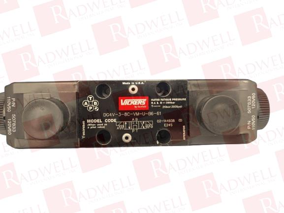 EATON CORPORATION DG4V-3-8C-VM-U-B6-61 