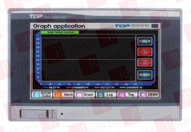 TERMINAL OPERATOR, 7 INCH, PANORAMIC TFT LCD, 65536 COLOR, USB HOST, 24 VDC, REPLACES XTOP07TW-LD