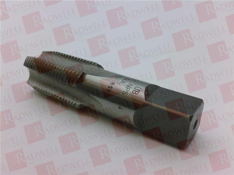 FLUTE TAP, 1/2 - 1/4 NPS, HIGH SPEED STEEL, 4 FLUTE