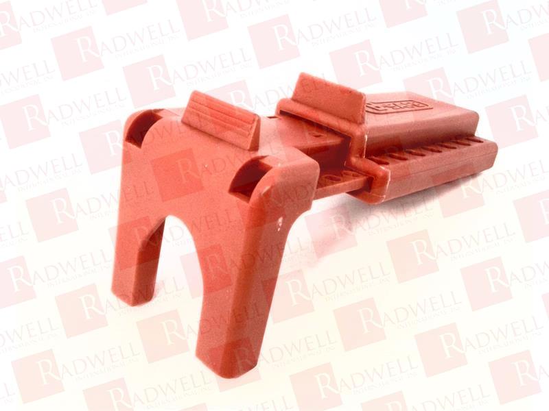BALL VALVE LOCKOUT ,FOR 1-1/2 INCH TO 2-1/2 INCH VALVES, RESISTANT TO EXTREME TEMPERATURE CHANGES -50 DEGREES F TO 360 DEGREES F.
