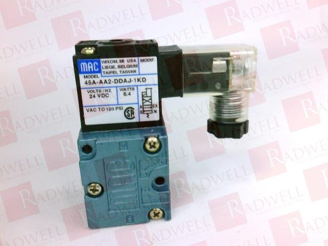 MAC VALVES INC 45A-AA2-DDAJ-1KD