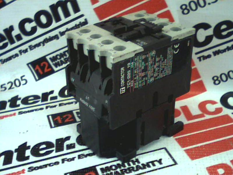 CONTACTOR 25AMP 3POLE 240VAC 50/60HZ 1NO