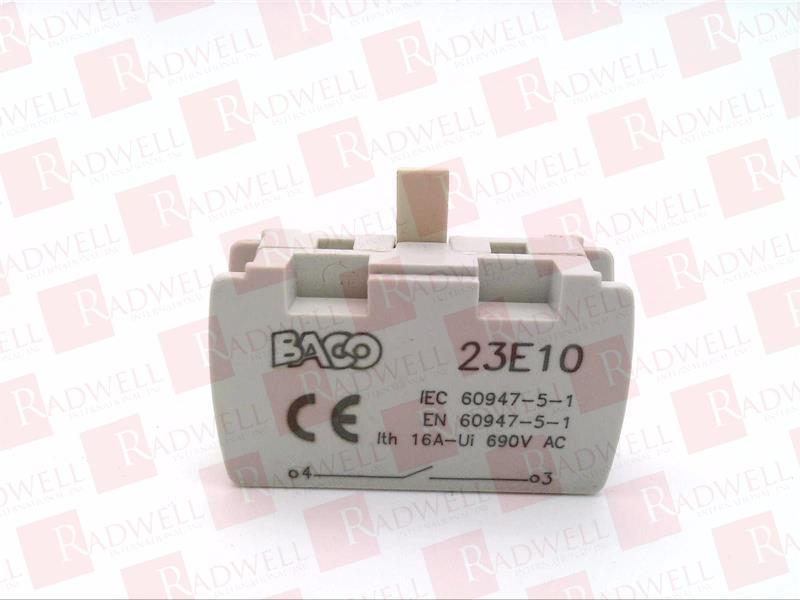  , CONTACT BLOCK, 1 N/O, 10 AMP, 660 VAC