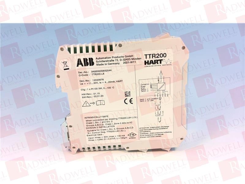 ASEA BROWN BOVERI TTR200-L6-H-BS