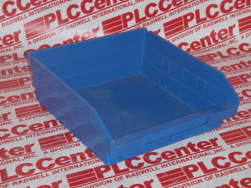 STORAGE BIN BLUE 11-5/8X11-1/8X4IN OD