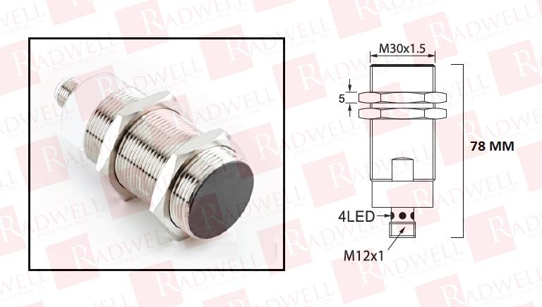 RADWELL VERIFIED SUBSTITUTE IX100BM80VA3-SUB