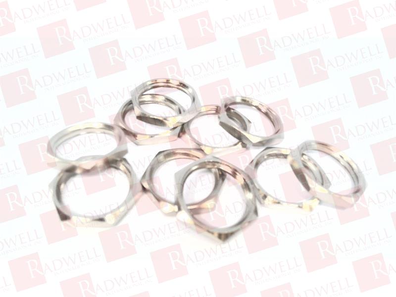 TURCK LOCKNUT 1/2-14 HEX (10/BAG)