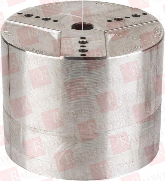 4 INCH & UP CHUCK CAPACITY, NORTHFIELD ATTACHMENT, ROUND SOFT LATHE CHUCK JAW 3 JAWS, ALUMINUM, 3.92 INCH WIDE X 3 INCH HIGH