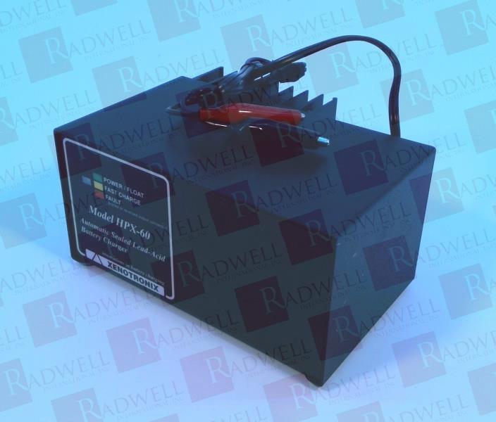 BATTERY CHARGER, HPX60 SERIES, 115/230V, 0.98 AMP, 50/60 HZ, 12VDC OUTPUT, 4 AMP OUTPUT, FOR LEAD-ACID BATTERY, ALLIGATOR CLAMP LEADS,250V 5X20MM FUSES ONLY