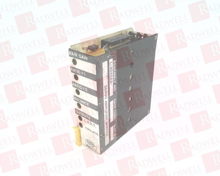  , SERVO AMPLIFIER MODULE, FRONT STATUS LED, 2 OUPUT, 2 RATIO, TORQUE MONITOR