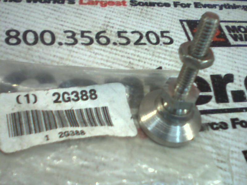 LEVELING MOUNT THREAD 1/4-20INCH STAINLESS STEEL