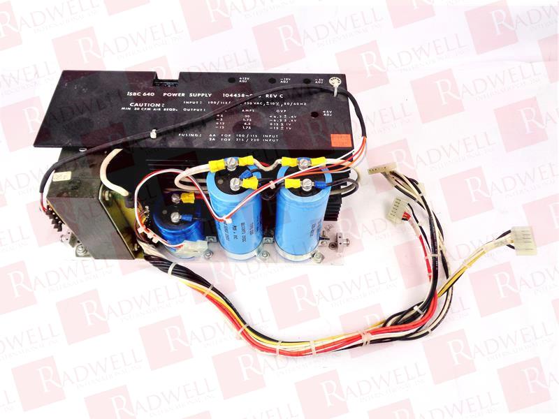  , ISBC 640 POWER SUPPLY, VAC 100-230, 50/60 HZ, VDC 10-82