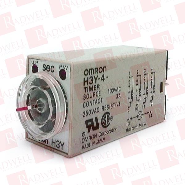 OMRON H3Y-4 AC100 10S
