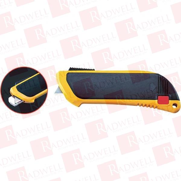 2" BLADE RETRACTABLE BLADE SAFETY CUTTER PLASTIC/STAINLESS STEEL HANDLE, 5-3/8" OAL, YELLOW/BLACK
