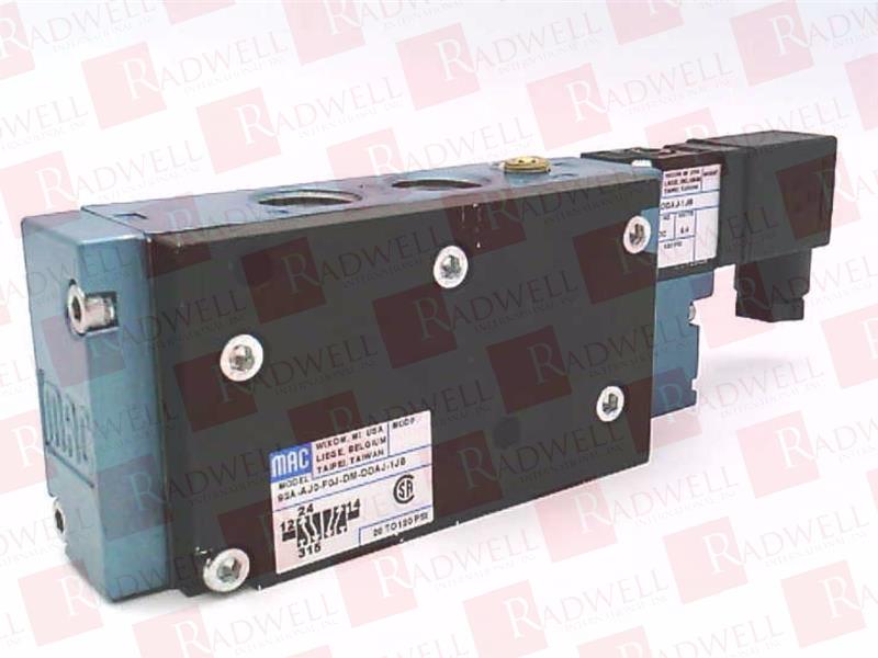 MAC VALVES INC 93A-AJ0-F0J-DM-DDAJ-1JB