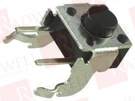 TACTILE SWITCH, RIGHT ANGLE, THROUGH HOLE, ROUND BUTTON, 7.2X7 MM, 6.15 MM ACT HEIGHT