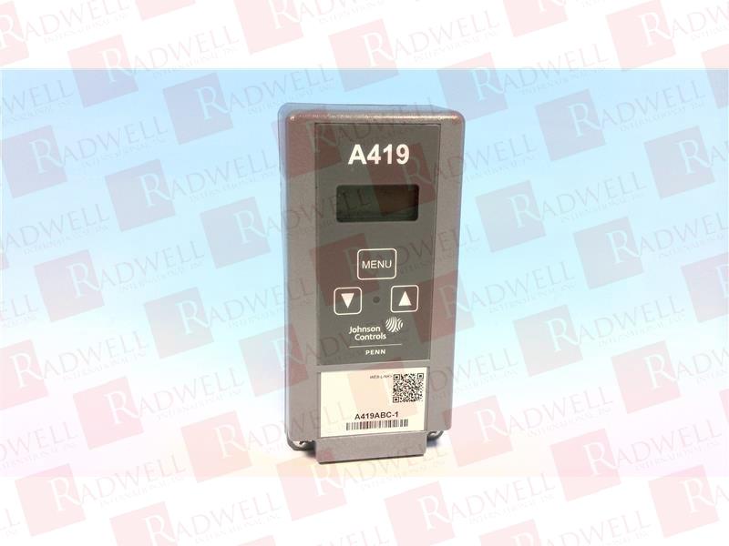 JOHNSON CONTROLS A419ABC-1
