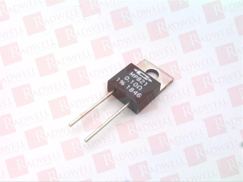 CURRENT SENSE RESISTOR, 0.1 OHM, 20W, 1%, RESISTANCE:0.1OHM, PRODUCT RANGE:MP800 SERIES, POWER RATING:20W, RESISTANCE TOLERANCE:± 1%, RESISTOR CASE STYLE:TO-220, VOLTAGE RATING:300V, RESISTO ...