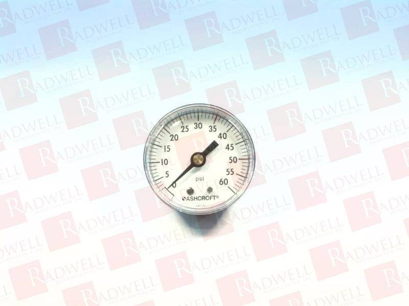 ASHCROFT 20W-1005-H-01B-60