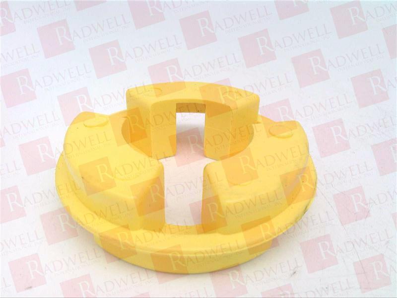 INSERT COUPLING, 1-3/8 INCH BORE, NEOPRENE, YELLOW