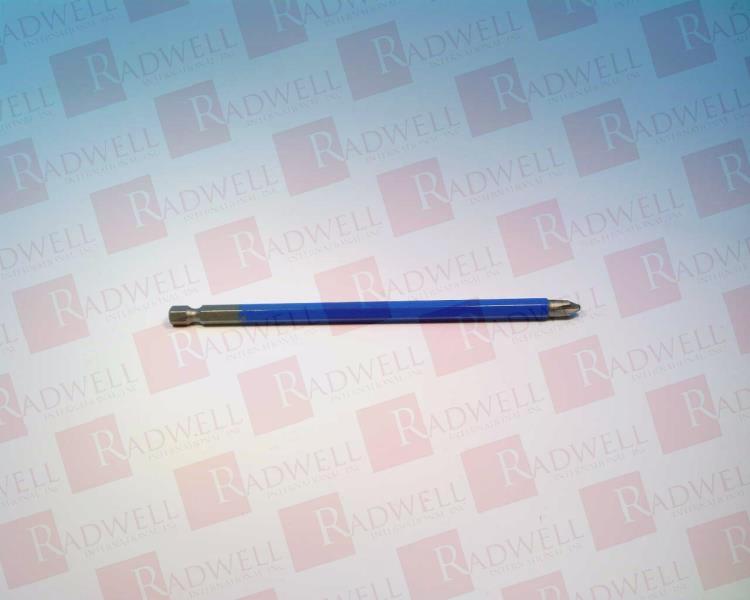 POWER BIT, HEX SHANK SIZE, # 2 PHILLIPS, 6 INCH, BLUE
