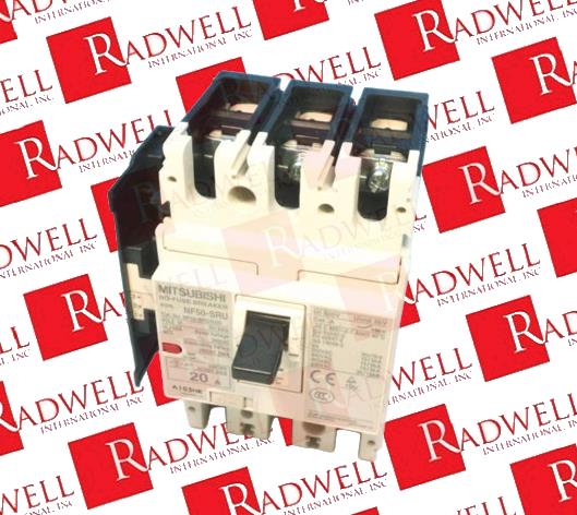 MITSUBISHI NF50-SRU-3P-20A-AX-1L-SLT