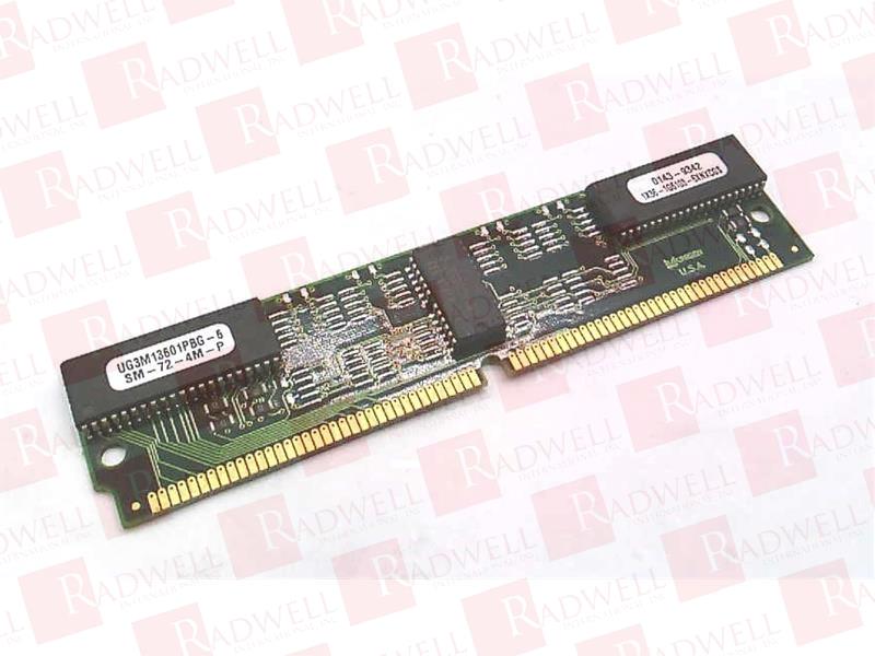  , MEMORY BOARD, 4 MB, DRAM W / PARITY, 72 PIN, SIMM MEMORY TYPE, 5 VOLT POWER SUPPLY, FAST PAGE MODE OPERATION, LOW POWER DISSIPATION