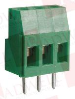 TB, WIRE TO BOARD, 3POS, 26-12AWG, PITCH SPACING:5.08MM, NO. OF POSITIONS:3POSITIONS, WIRE SIZE AWG MIN:26AWG, WIRE SIZE AWG MAX:12AWG, CONDUCTOR AREA CSA:2.5MM², WIRE CONNECTION METHOD:CLAM ...