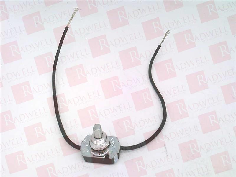 EAGLE NICKEL ROTARY TURN KNOB ON/OFF APPLIANCE SWITCH 1 AMP /3 AMP, 125 VAC, 1 AMP, 250 VAC 443NP