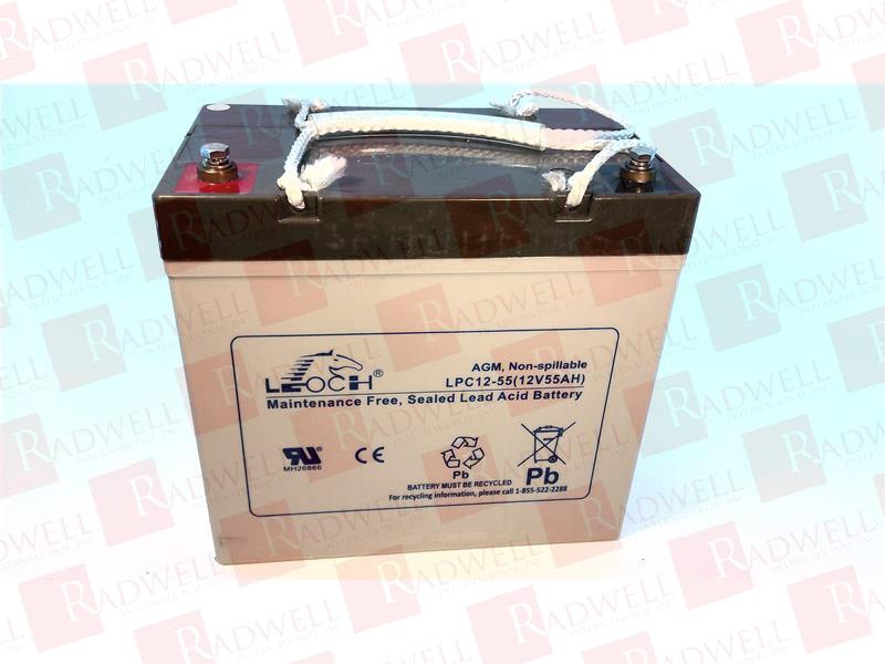 LEOCH BATTERY CORP LPC12-55