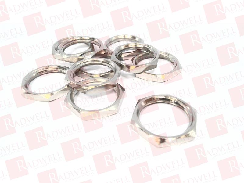 TURCK LOCKNUT 1/2-14 HEX (10/BAG)