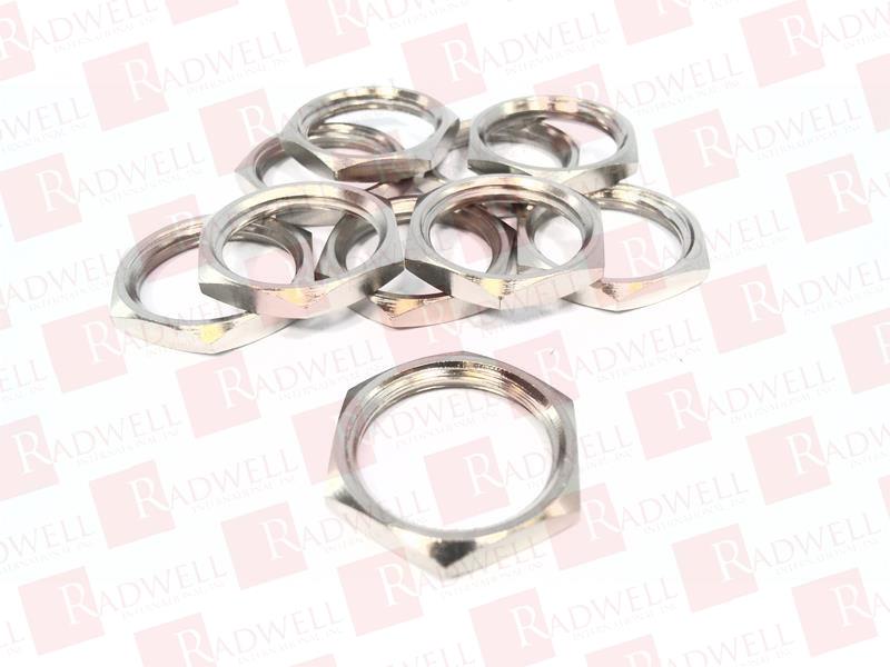 TURCK LOCKNUT 1/2-14 HEX (10/BAG)