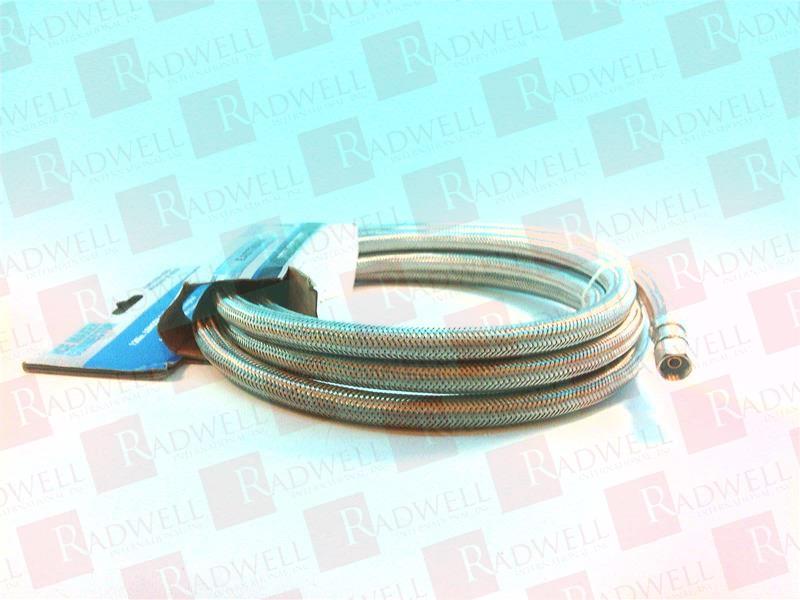ICE MAKER CONNECTOR,10 FT LENGTH,125 PSI,1/4 INCH COMP X 1/4 INCH COMP, STAINLESS STEEL