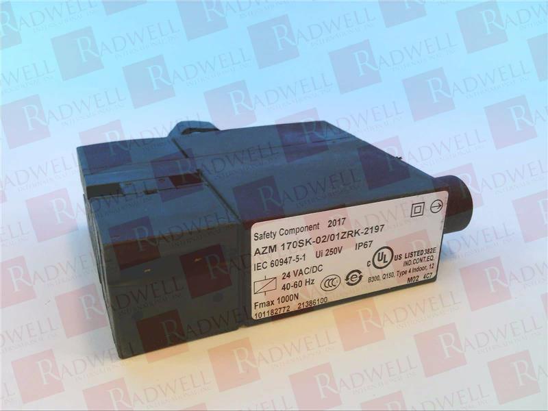SCHMERSAL AZM170SK-02/01ZRK-2197 24 VAC/DC